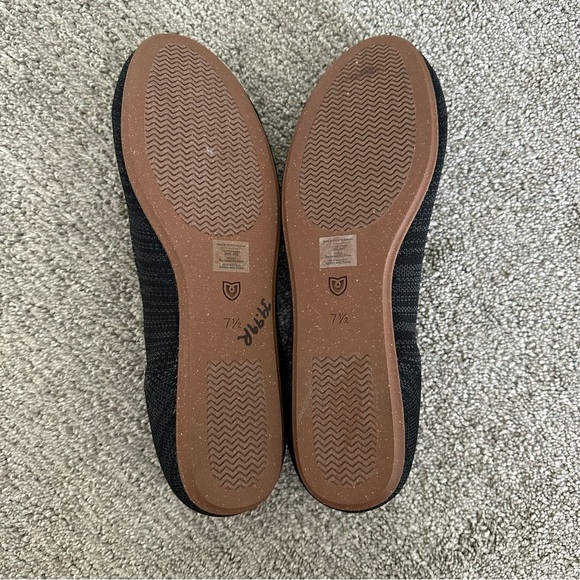 Rothy's Round Toe Heathered Black Women's Size 7.5 Ballet Flats - Picture 8 of 12